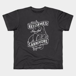 Reformed Carnivore | Vegan Tattoo Style Kids T-Shirt